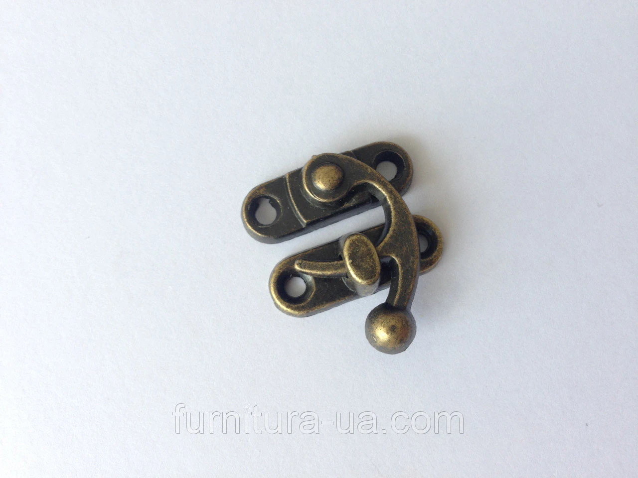 Замок декоративний A-031-2 32х29мм Стара латунь - 2