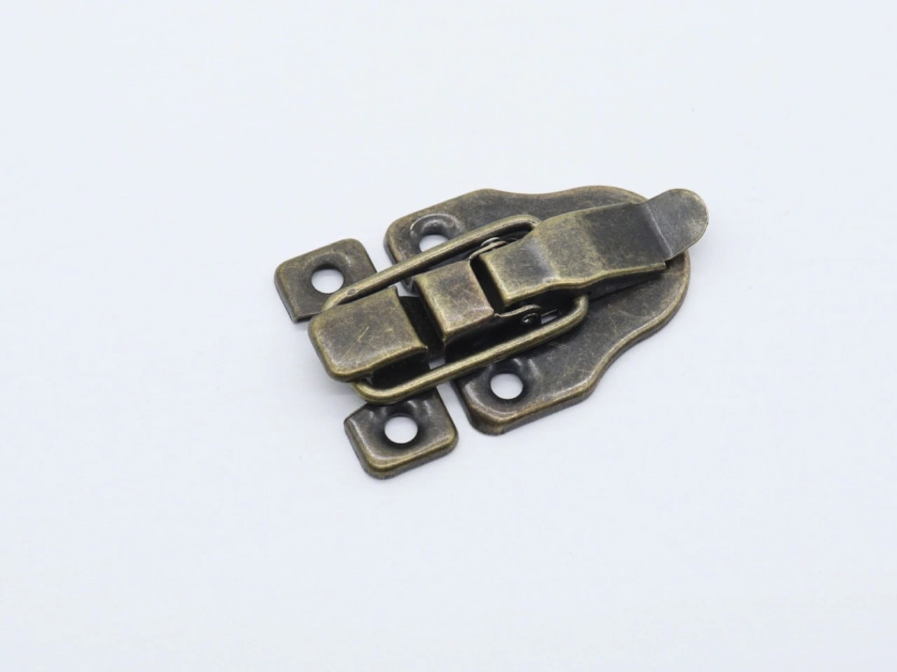 Замок затяжний A-076-3 60х40мм Стара латунь