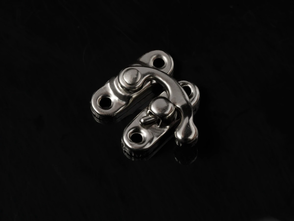 Замок для нардів, 23х29мм, Колір "нікель"