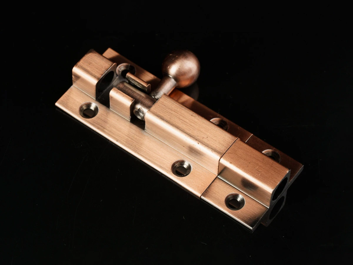 Замок затяжной ZM-533 100х37мм Медь