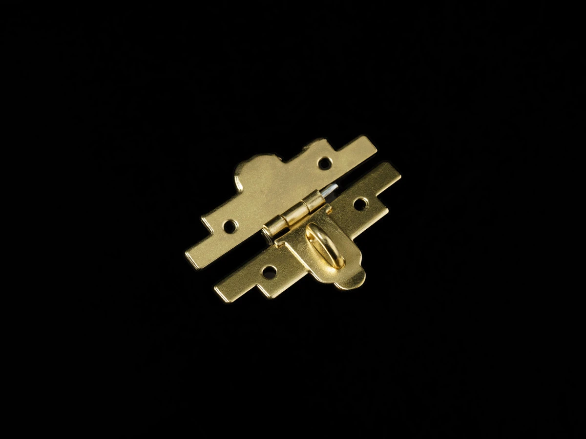 Замок декоративний A-017-4 40х33мм Золотистий