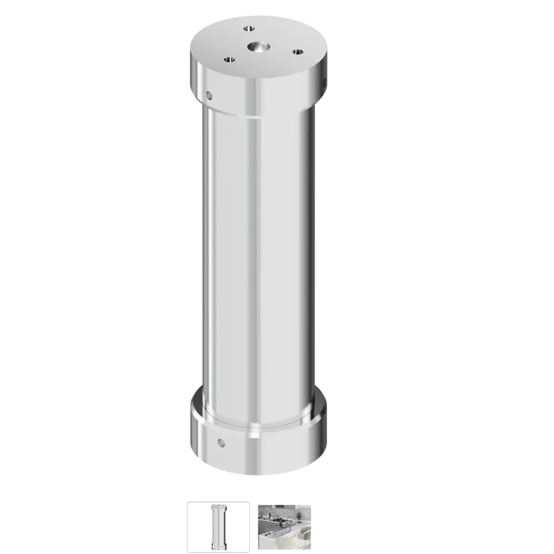 Консоль Starax барна вертикальна 51х200 (дерево-дерево) Хром