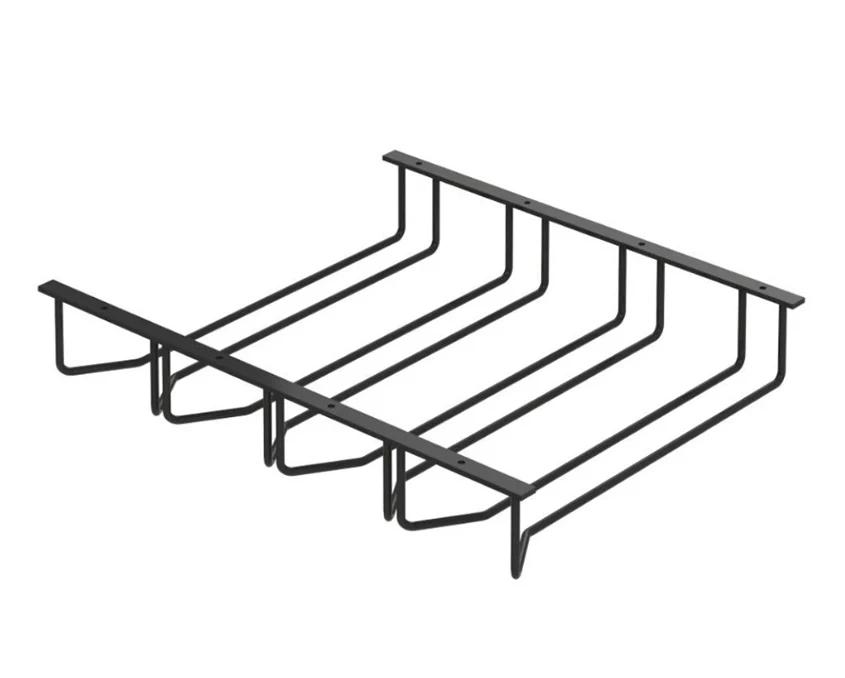 Бокалотримач Starax 4-рядний S-4044-А 460х500х70мм Антрацит