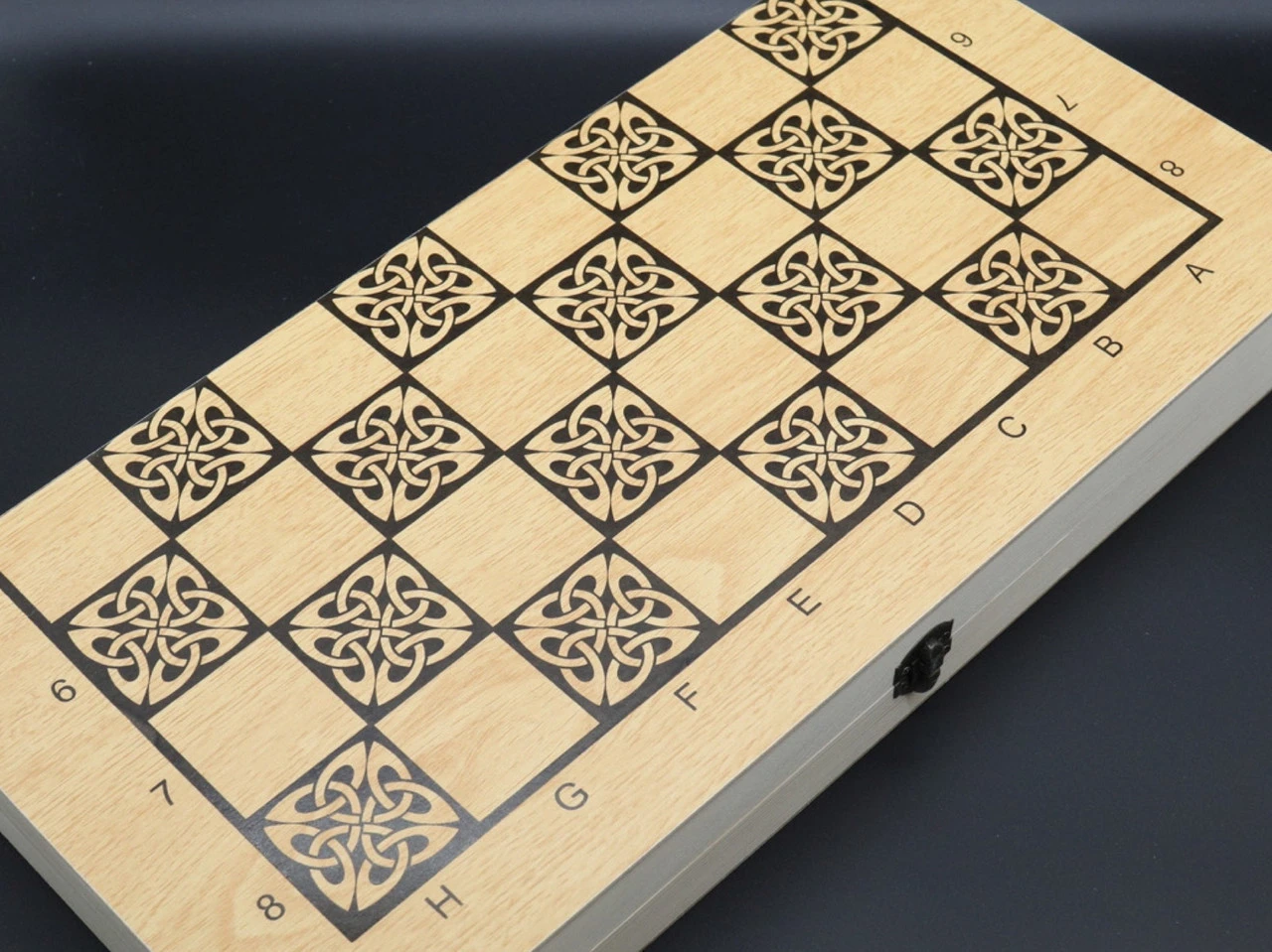 Набір Нарди і Шашки настільна гра 24х49см, Колір "дерево"