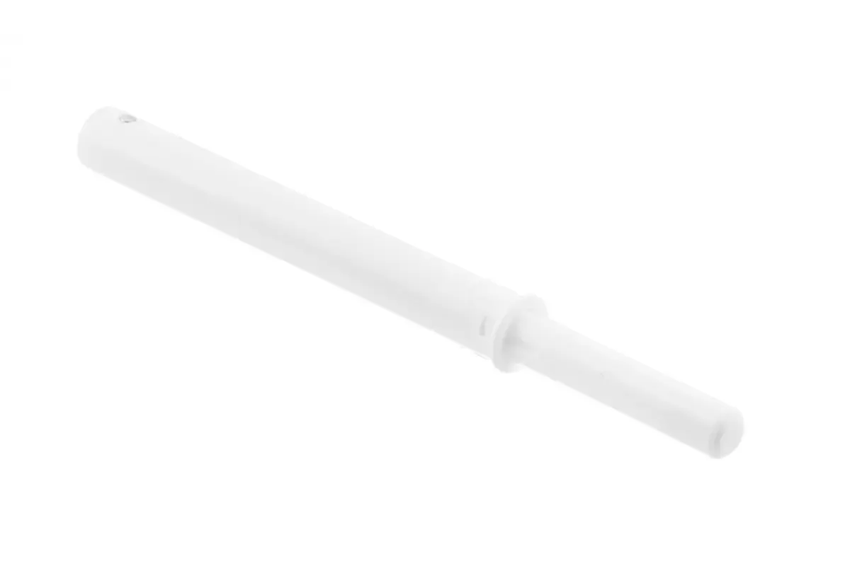 Амортизатор врізний довгий гумка, Білий