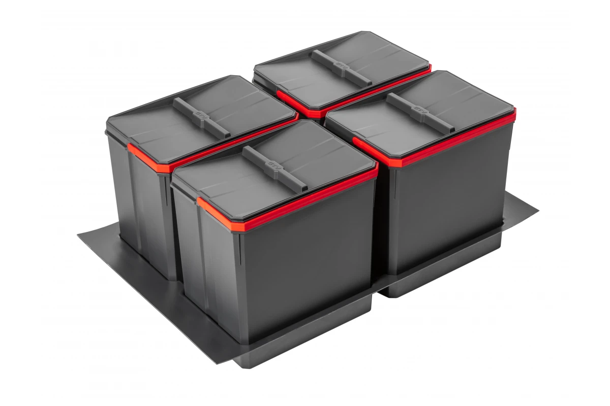 Сегрегатор для кухонних шаф GTV PB-AS-800-4X15L  AxiSpace 800 4х15л