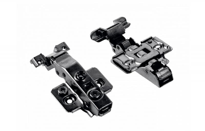 Петля полунакладная GTV SILENTO PRO для алюминиевых рамок самодотягивающий гидравлический 3D черный