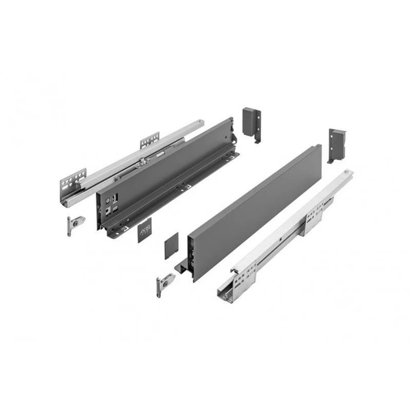 Выдвижная система GTV AXIS PRO l-450 мм под духовку H-69 Графит