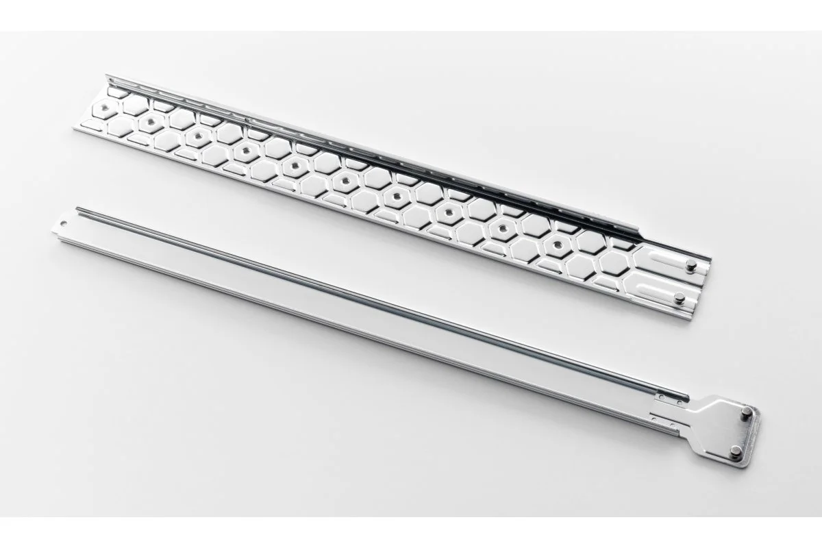 Планка стабілізаційна GTV для механізму SOFT CLOSE + PUSH TO OPEN 520-600мм Цинк - 2