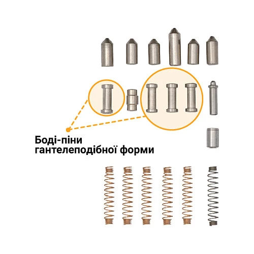Цилиндр CISA C3000 75 (35*40) никель матовый - 6