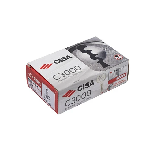 Цилиндр CISA C3000 75 (35*40) никель матовый - 10