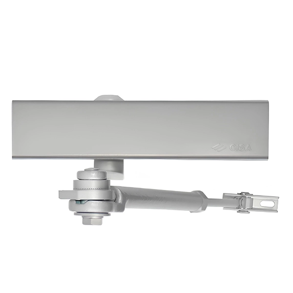 Дотягувач CISA C1611.05.0.97 Professional Plus2 BC STD HO з фіксацією до 120 кг сірий - 4