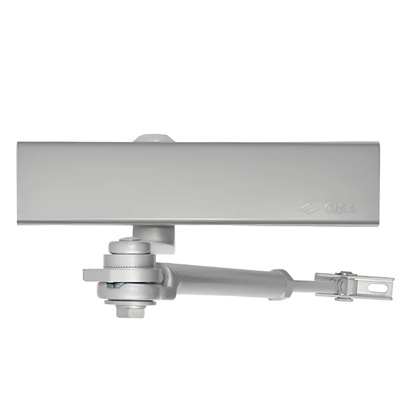 Дотягувач CISA C1611.05.0.97 Professional Plus2 BC STD HO з фіксацією до 120 кг сірий - 12