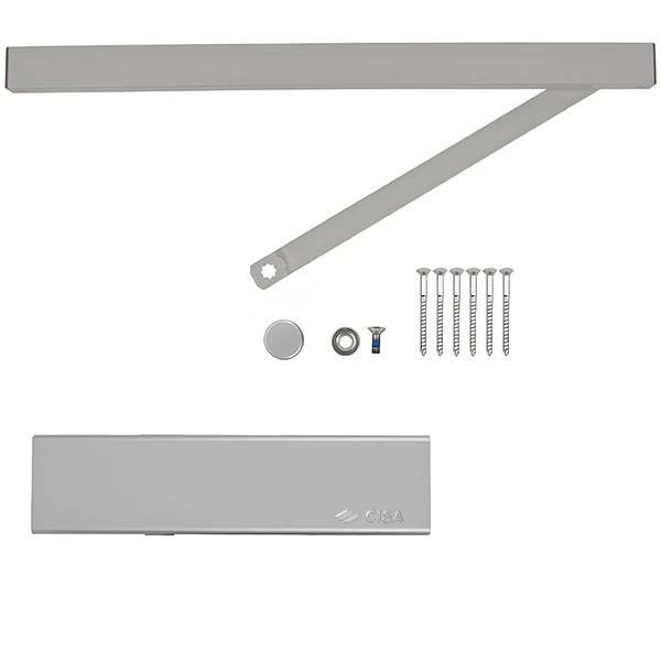 Дотягувач CISA C2011.03.0.97 Professional Plus2 SLD HO з фіксацією до 60 кг сірий - 16