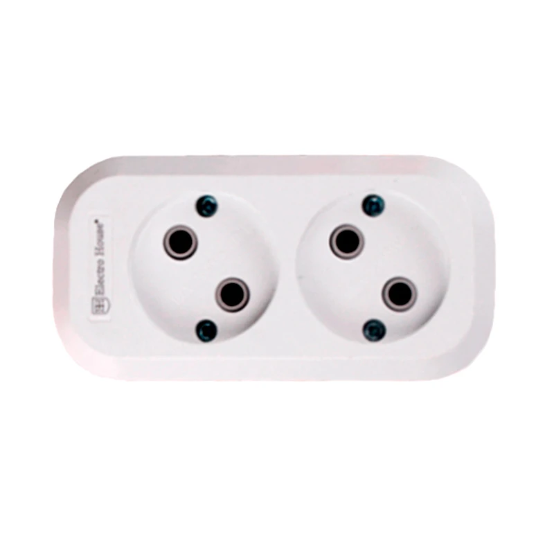 Двухместная колодка без заземления