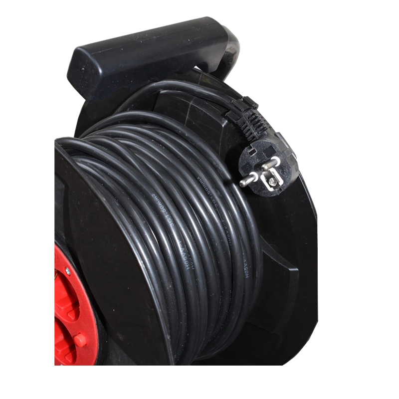 Удлинитель на катушке с заземлением, 4 розетки, 30 м - 4