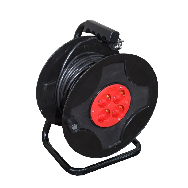 Удлинитель на катушке с заземлением, 4 розетки, 20 м - 3