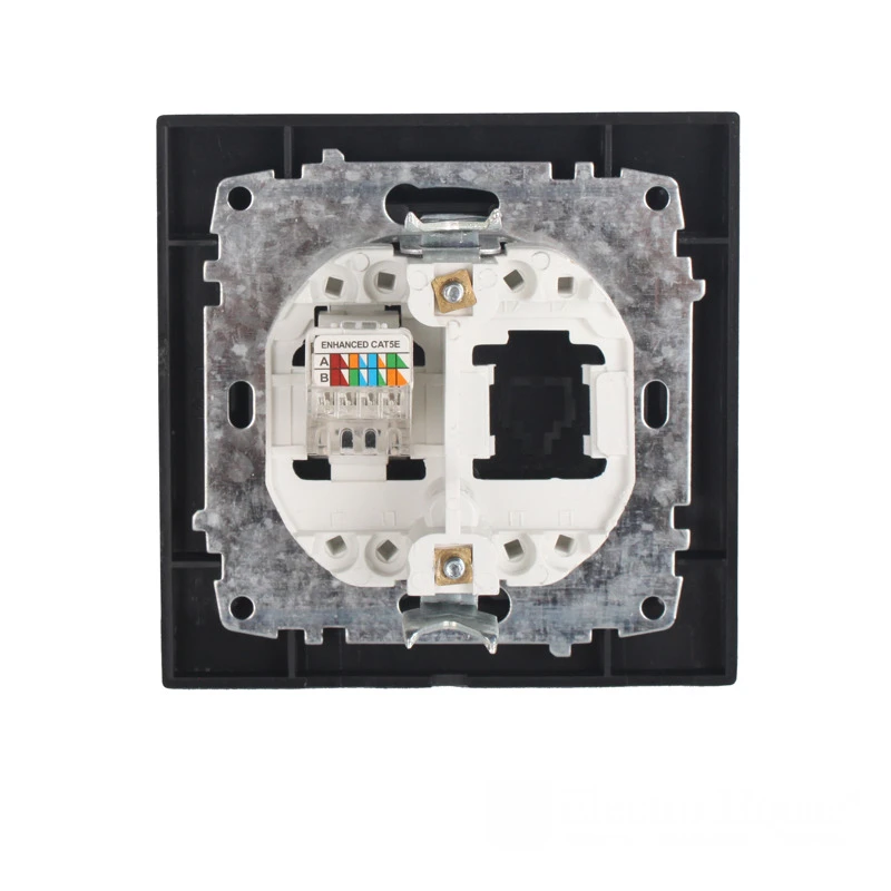 Комп’ютерна розетка 1х8P8C, графітовий відтінок - 2