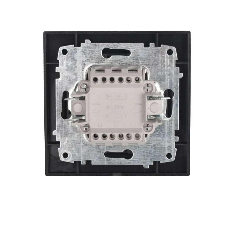 Выключатель тройной, графитовый оттенок - 2