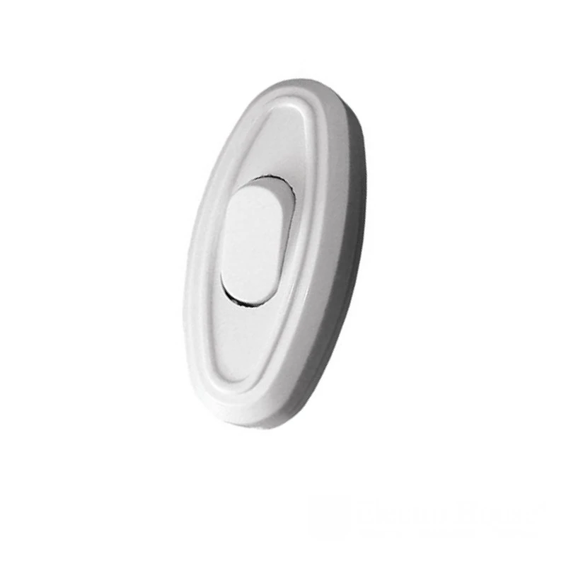 Выключатель для бра в индивидуальной упаковке, белый. - 2