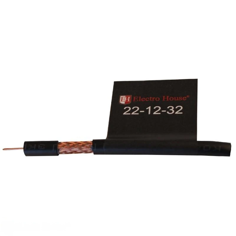 Кабель коаксиальный RG-6U 100% медь 1.02 полиэтилен, черный, 100 м - 2