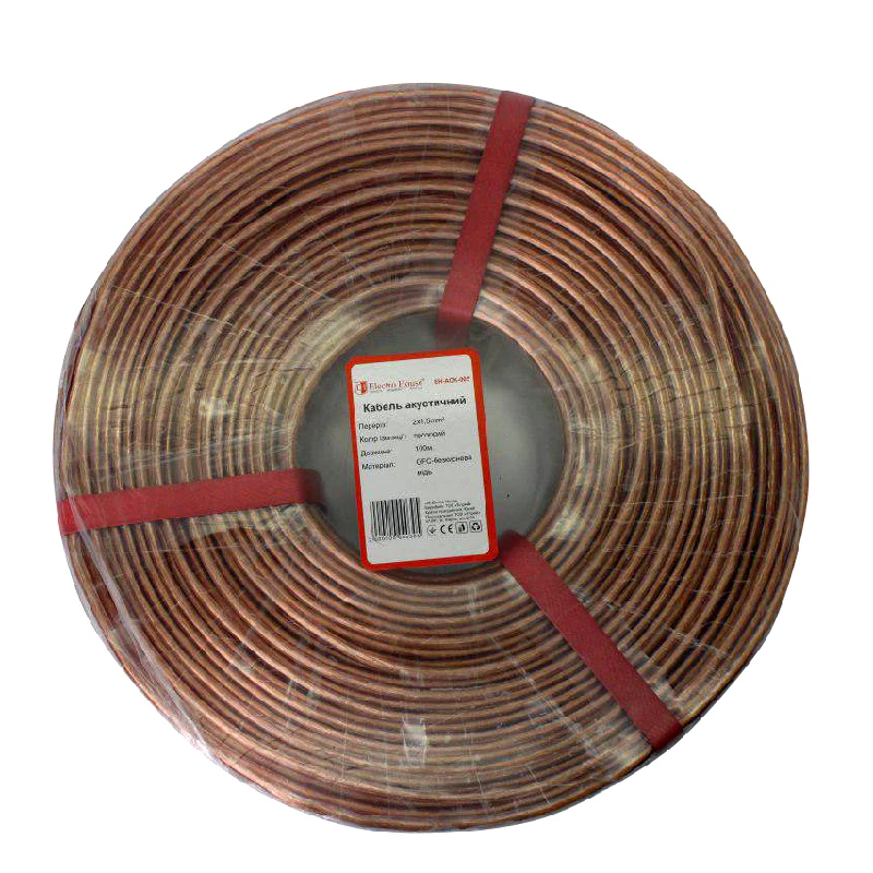 Кабель акустический 2x1,5 мм² OFC, прозрачный - 2