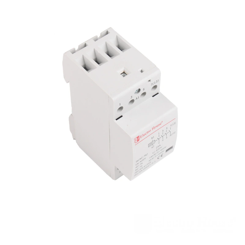 Контактор модульный 4P 25A 220-230 В, 4 нормально открытых контакта