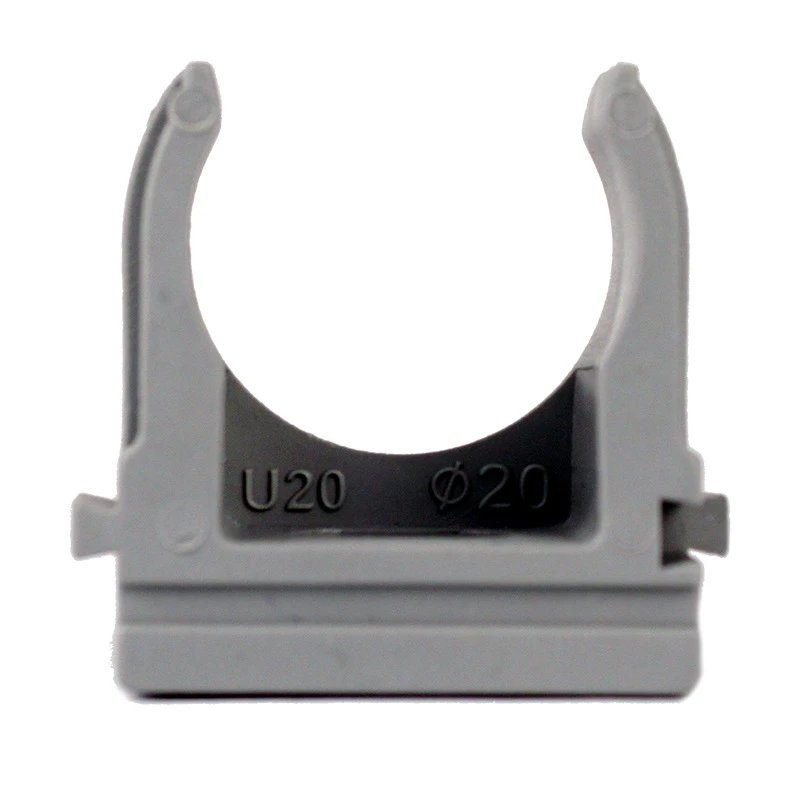 Крепление для гофротрубы Ø20 мм, отверстие Ø6 мм, 100 шт. - 2