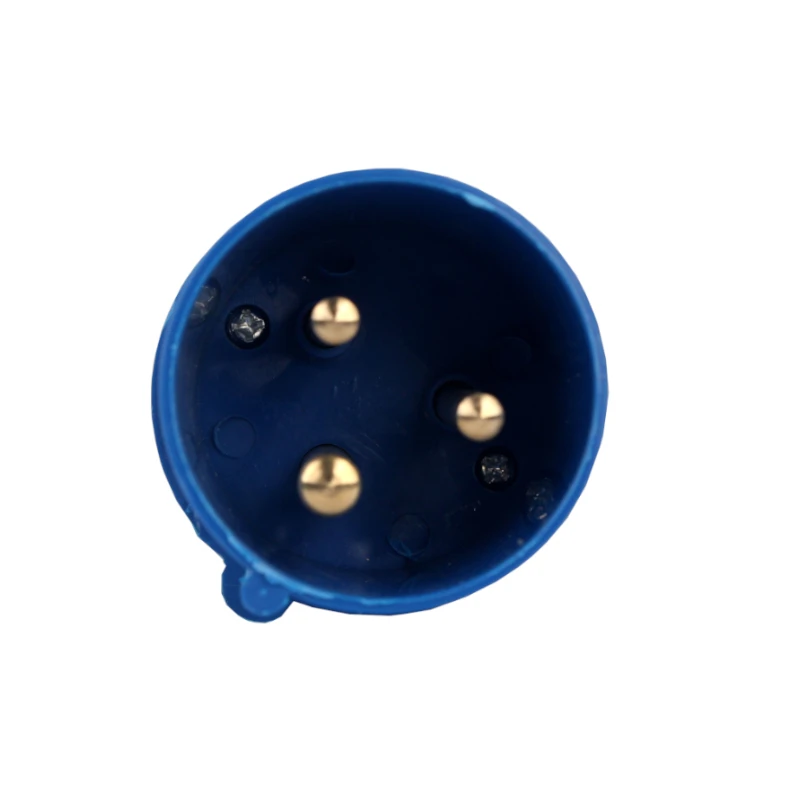 Вилка силовая 3x16 2P+PE, 16А, 220-250 В, IP44