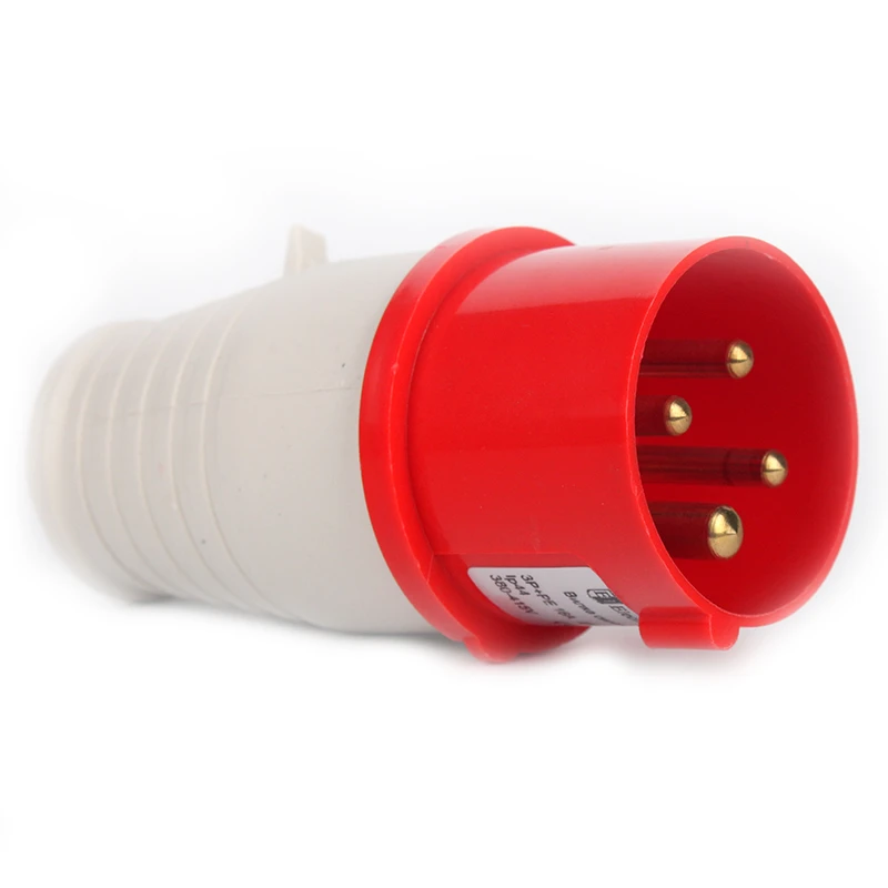 Вилка силовая 4x16 3P+PE, 16А, 380-415 В, IP44 - 2