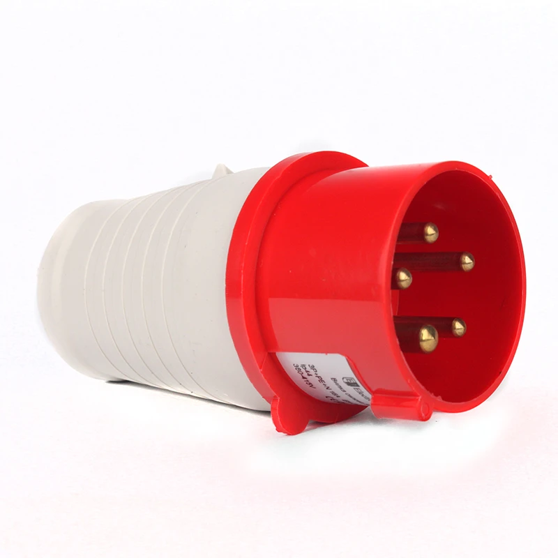 Вилка силовая 5x16 3P+PE+N, 16А, 380-415 В, IP44 - 2