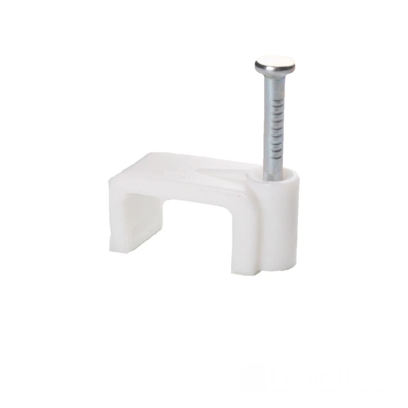 Клипса монтажная с гвоздем плоская 18 мм, 100 шт. - 2