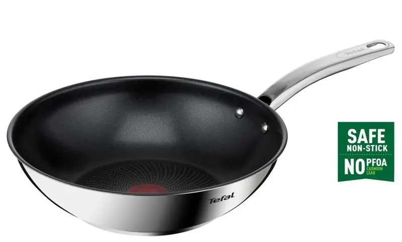 Сковорода ВОК Tefal Intuition, 28см , нержавіюча сталь