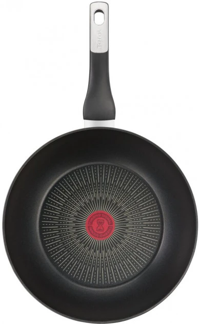 Сковорода ВОК Tefal Unlimited, 28см, алюміній, чорний - 2