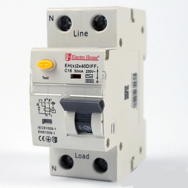 Дифф. автомат 40A 1p+N (2 модулі) 230-240 В 4.5кА