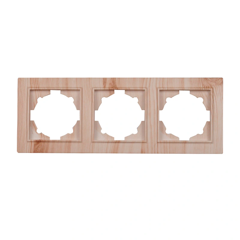 Рамка трехместная, Enzo белое дерево