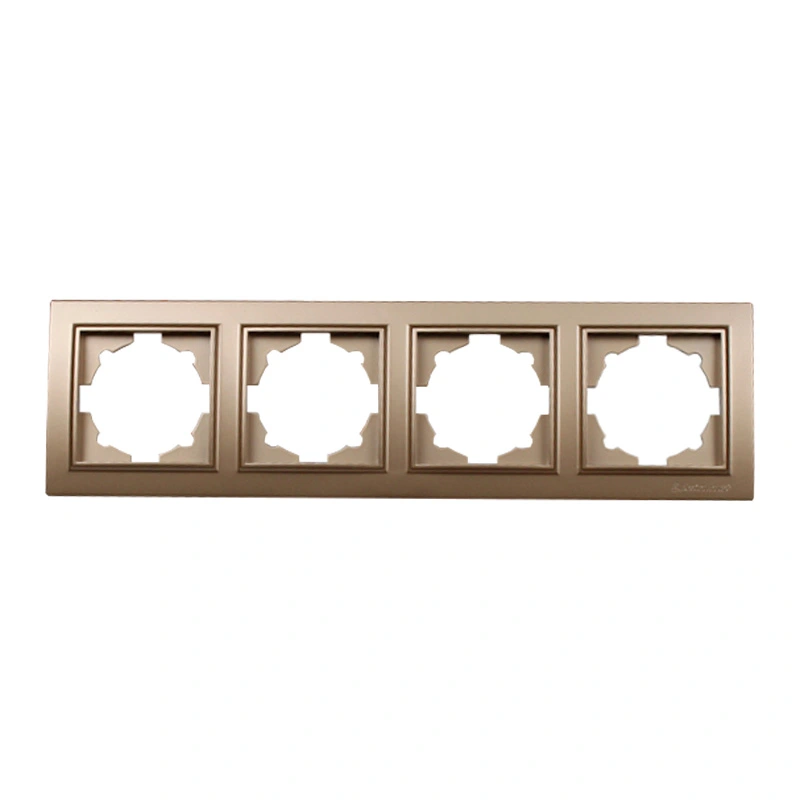 Рамка четырехместная, Enzo роскошное золото