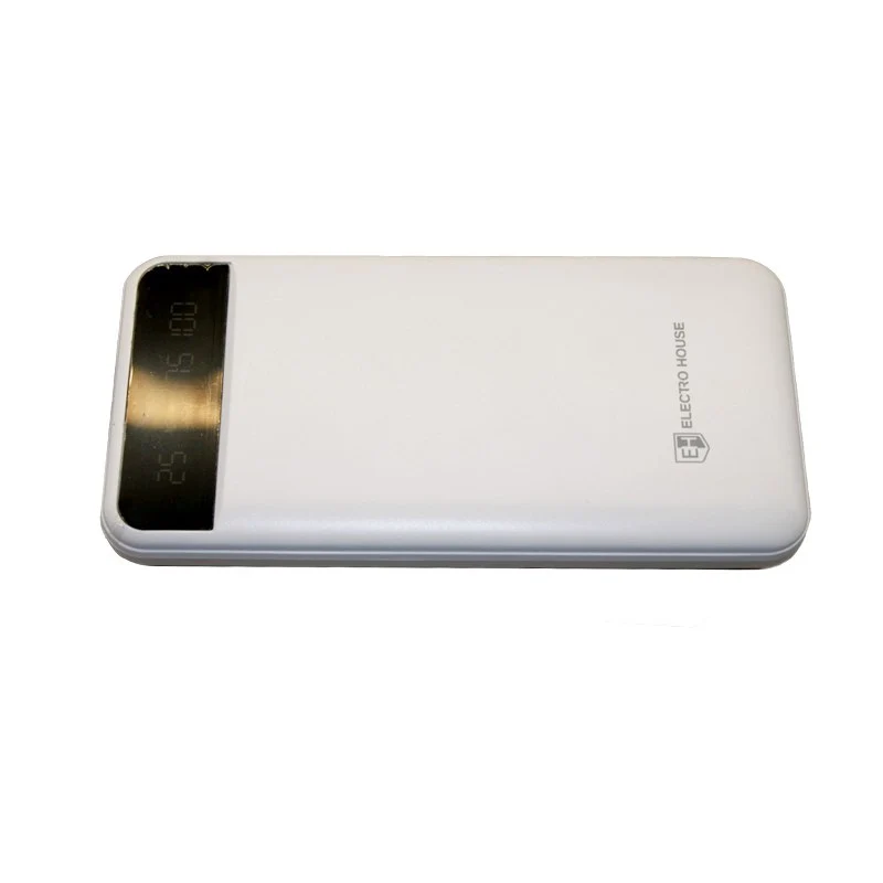 Power Bank 10000 mAh с фонарем type-c белый - 2