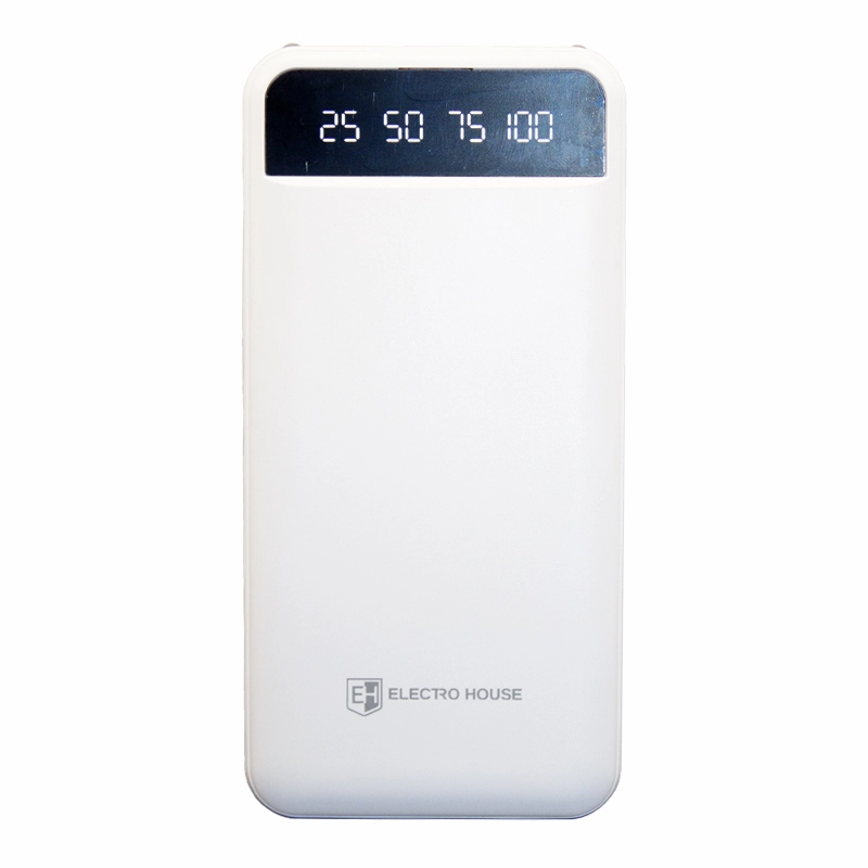 Power Bank 20000 mAh с фонарем type-c белый