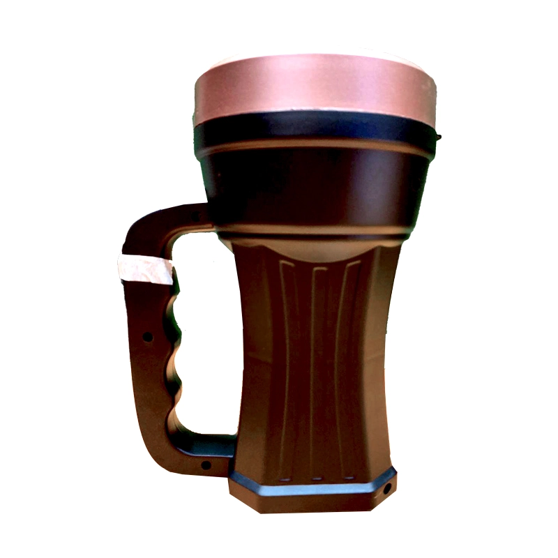 Фонарик с аккумулятором и ручкой 5Вт, IP54, черный - 2