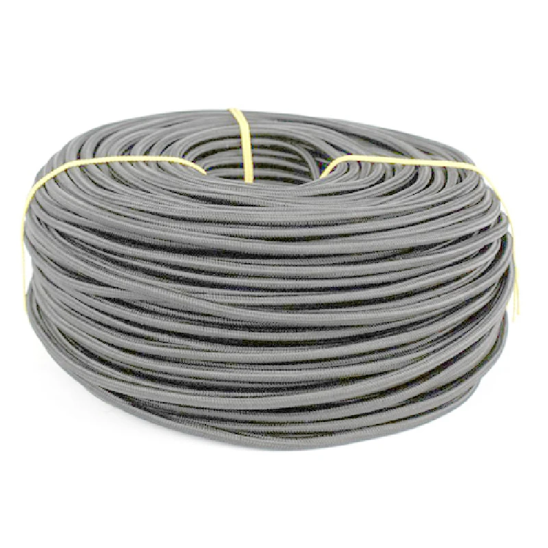 Провод в тканевой оплетке 2х 0,5 мм², серый
