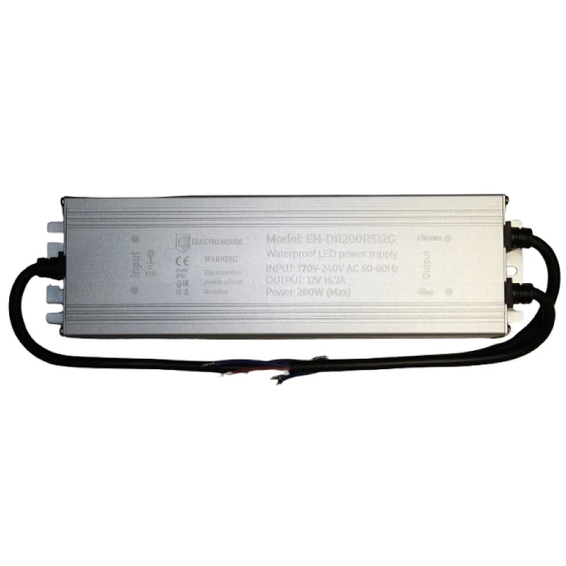 Драйвер LED сетевой 12В 200Вт IP67 Pro EH-DR200RS12G