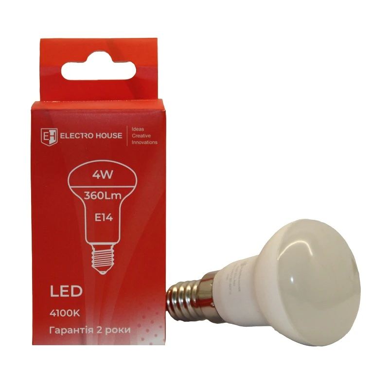 LED лампа R39 4Вт E14 4100К 360 Лм 180-260 В