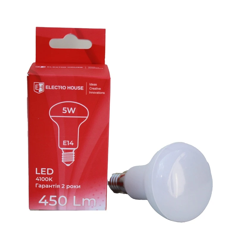 LED лампа R50 5Вт E14  4100К 450 Лм 170-265 В