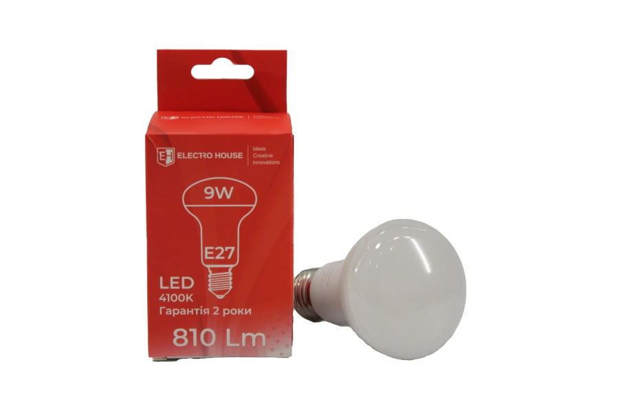 LED лампа R63 9Вт E27 4100К 810 Лм 165-265 В