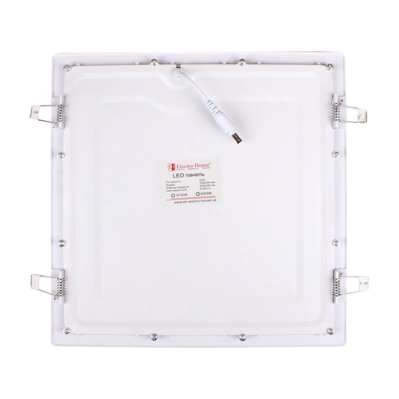 LED панель квадратная 300х300 мм 24Вт, нейтральный белый 4100К, 2160 Лм - 2