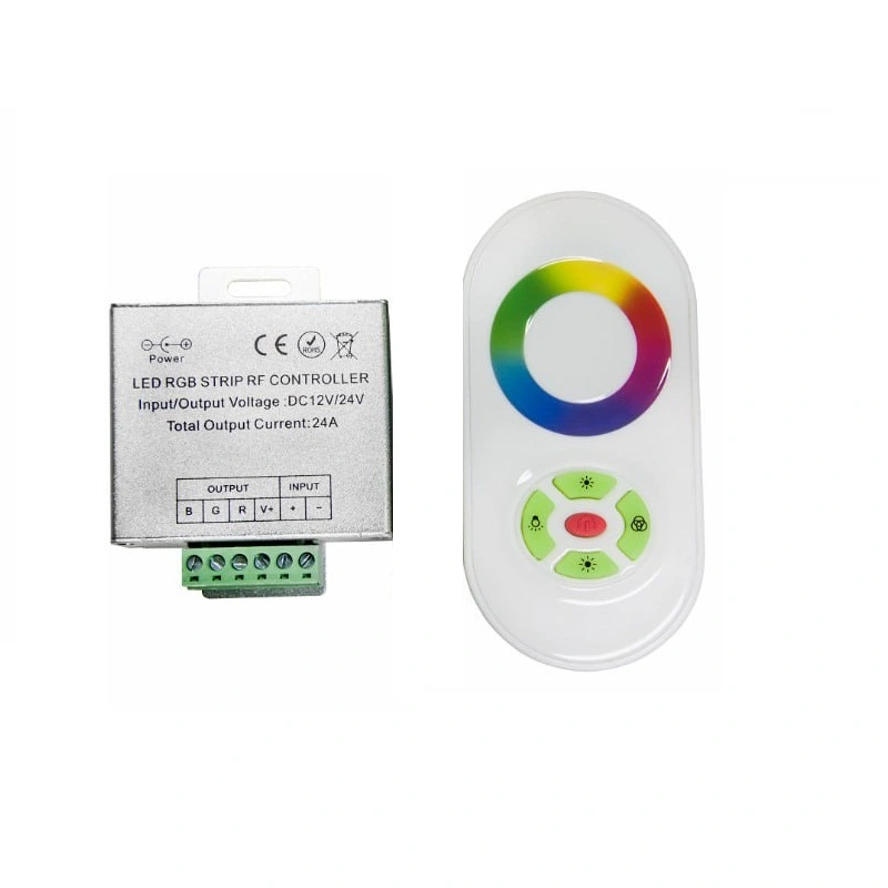 RGB контроллер 24A с радиоуправлением RF белый