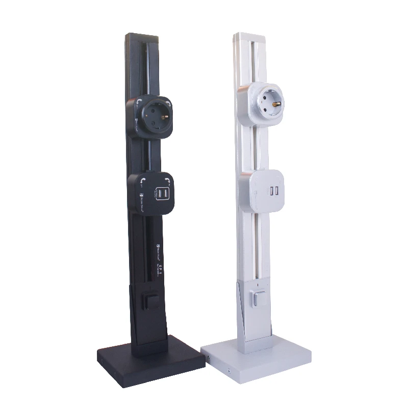 Напольная стойка для трековой рейки, Unique Elegance Pandora (серебро) - 2