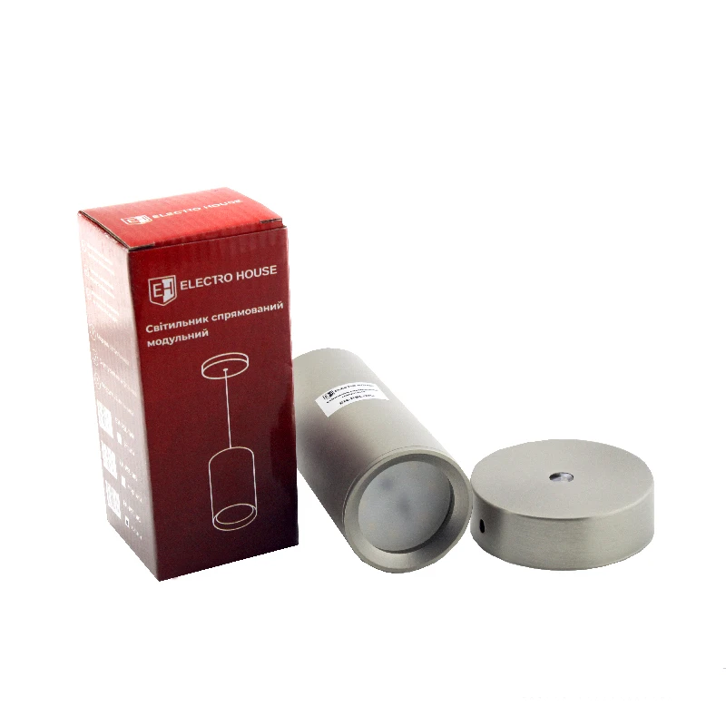 Светильник потолочный направленный модульный Ø56 мм, сатин - 2