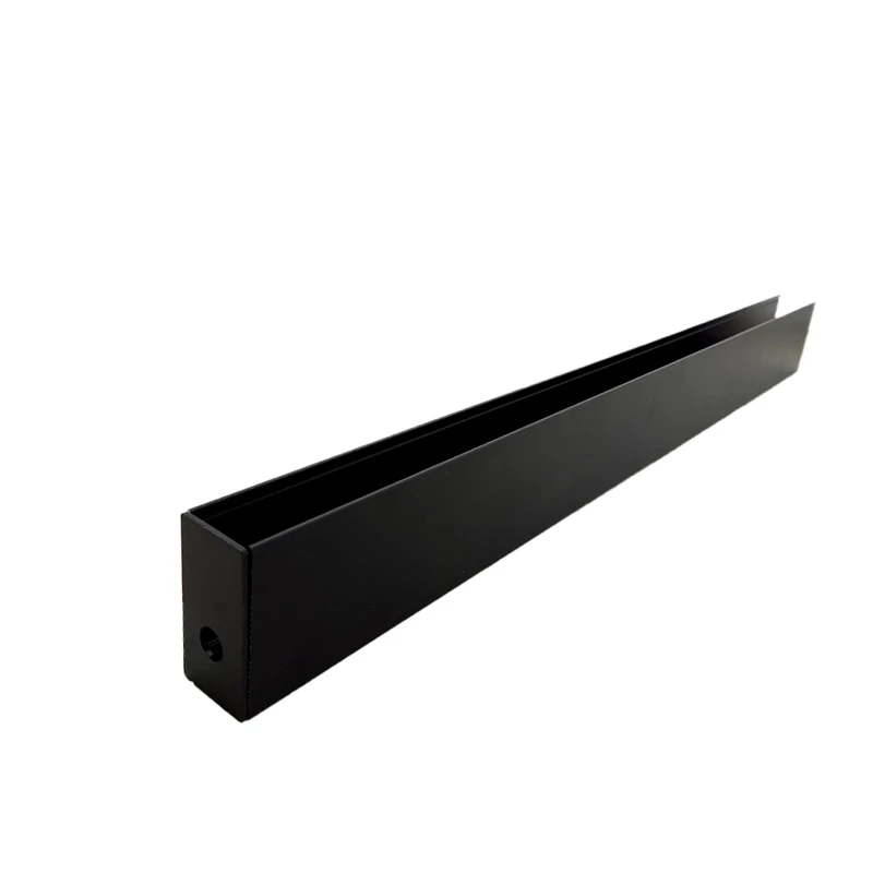 Трековая магнитная рейка накладная 1 м, черный